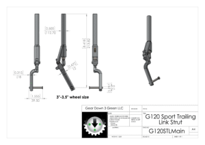 G120 Sport Trailing Link Strut